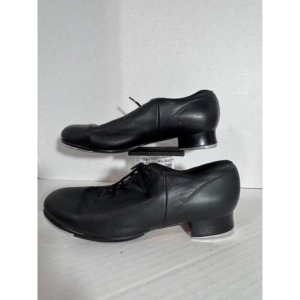 Bloch Jason Samuels Smith Black Leather Tap Shoes Shockwave Taps Size 8M A0315L